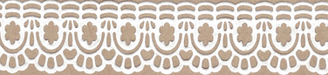 Oricraft - Decorative Lace Tape - Self-Adhesive - Wave