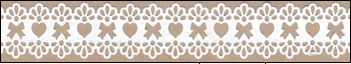 Oricraft - Decorative Lace Tape - Self-Adhesive - Cute