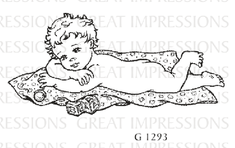 Great Impressions - Wood Mounted Stamp - Baby