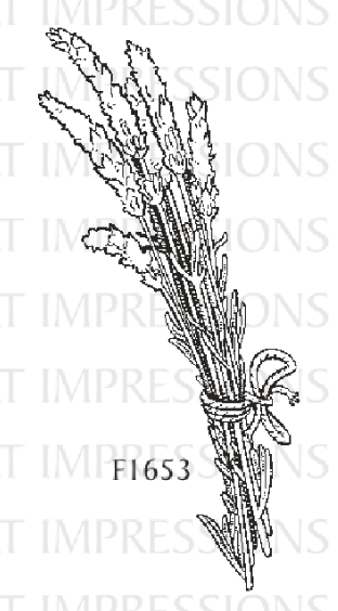 Great Impressions - Wood Mounted Stamp - Wild Flowers