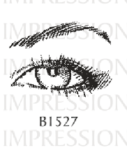 Great Impressions - Wood Mounted Stamp - Eye