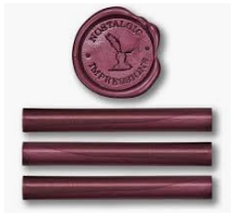 Jax Wax - Mini Sealing Wax - Plum - Bulk (20 mini sticks per package)