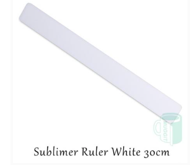SUBLIMER RULER WHITE 30cm