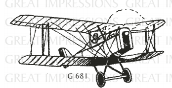 Great Impressions - Wood Mounted Stamp - Tigermoth