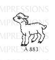 Great Impressions - Wood Mounted Stamp - Lamb