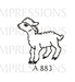 Great Impressions - Wood Mounted Stamp - Lamb