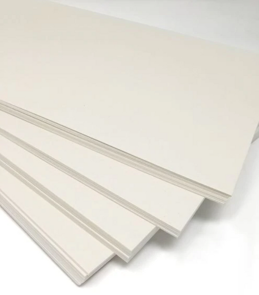 We R Memory Keepers - Letterpress Thick A2 Flat Paper Cards - Cream/Ivory
