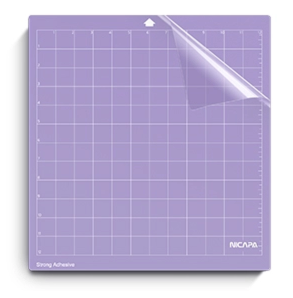 Nicapa - Cutting Mat for Silhouette Cameo, Strong-Grip - 12" x 12" (1pc)