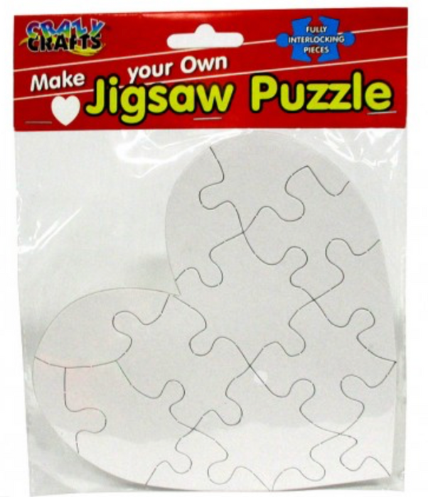 Crazy Crafts - Make your own - Jigsaw Puzzle - Heart