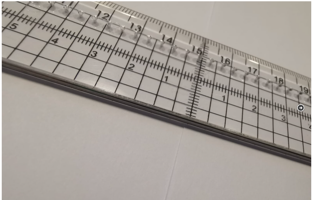 KCraft - Metal Edged Craft Ruler with Centre Line