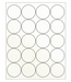Doodles - Laser Printable - 2" Circle Labels - Clear Gloss - 10 Pack (200 Labels)