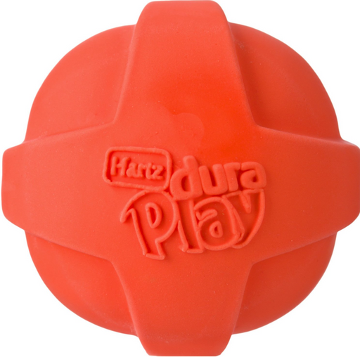 Hartz - Dura Play Ball Squeaky Latex Dog Toy, Color Varies - Large 3.5"