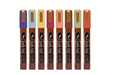 Chalk Ink - Artista Pro - Water Resistant Markers - Earthy Eight Set - 6mm