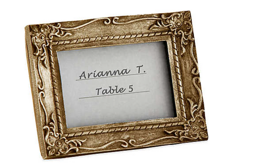 Kate Aspen - Work of Art Antique-Finish Place Card - Photo Frame - 1 unit