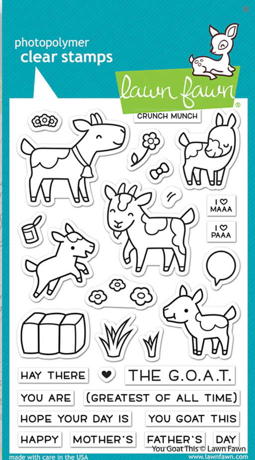 Lawn Fawn - Clear Stamps - You Goat This