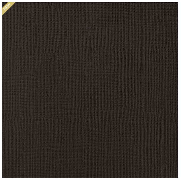 Couture Creations - Textured Cardstock - Black (30cm x 30cm)