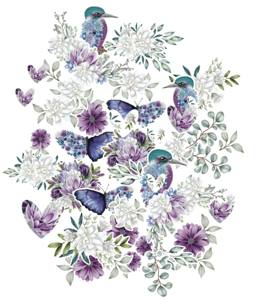 Uniquely Creative - Vellum Die Cuts-Indigo & Violet - Juniper & Sage Vellum Creative Cut