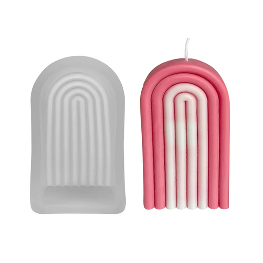 Pacifrica - 3D Silicone Candle Mold - Rainbow