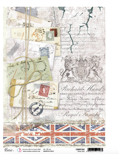Ciao Bella - Piuma Royal Mail Rice Paper A4 -