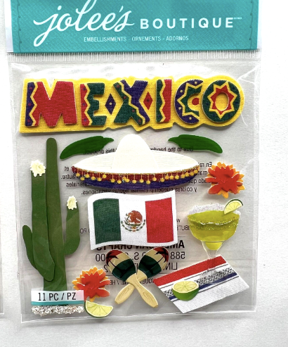 Jolee's Boutique Dimensional Stickers Mexico