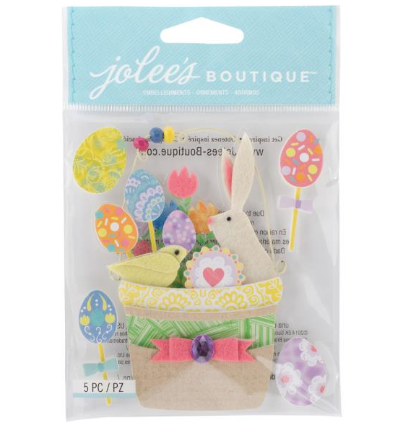 Jolee's Boutique Dimensional Stickers Easter Basket