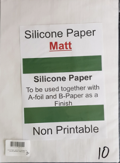 Silicone Paper Matt A4-10pK