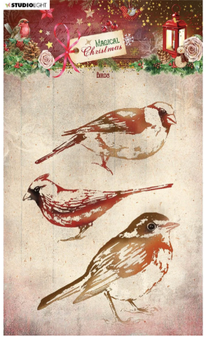 Studio Light • Magical Christmas Clear Stamp Birds