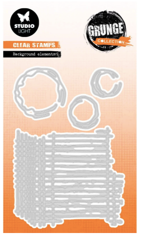 Studio Light • Grunge Collection Cutting Dies Background Elements