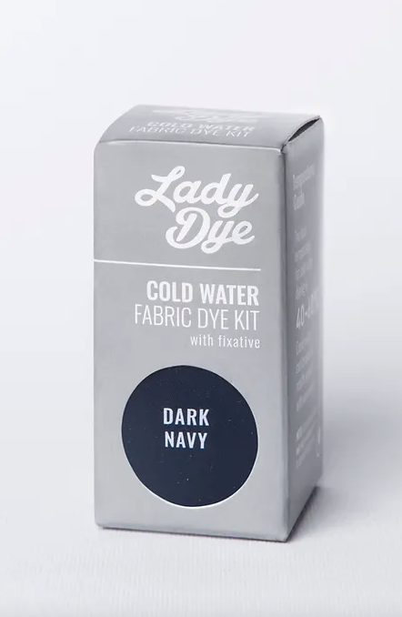 Lady Dye - Fabric Dye - Cold Water Dye - Maxi Pack - Dark Navy - 80g