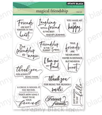 Penny Black - Cling Stamps - Magical Friendship