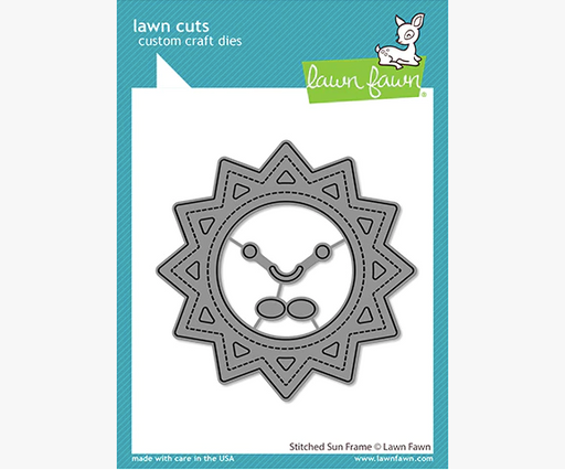 Lawn Fawn - Custom Craft Die - Stitched Sun Frame