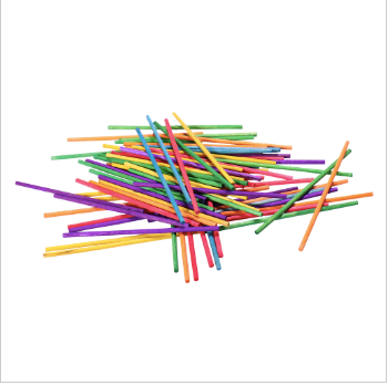 Doodles - Craft Sticks - Round Wood Sticks - Assorted Colors