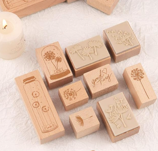 Doodles - Custom Made Rubber Stamp - Logo or Initials
