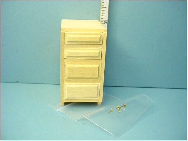 Miniature Kitchen Base Cabinet 4 Drawers