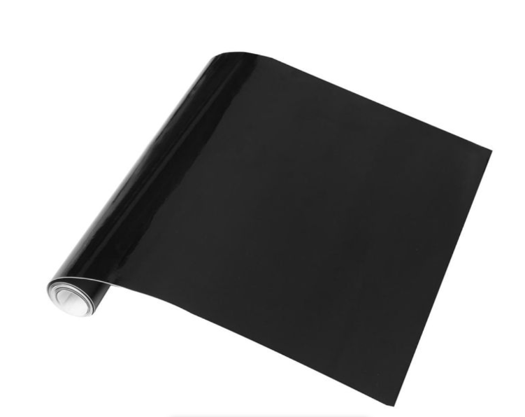 Grafitack Premium Series - Vinyl Sheets Glossy - Black (1m x 30cm)