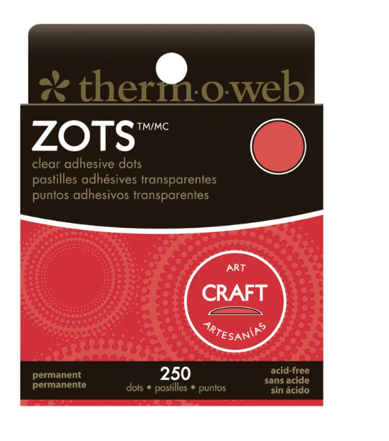 Thermoweb - Zots - Clear Adhesive Dots - Large - 12.7mm x 1.6mm