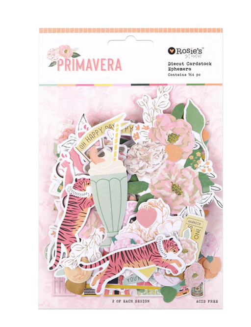ROSIE'S STUDIO Primavera Die-Cut Cardstock Ephemera