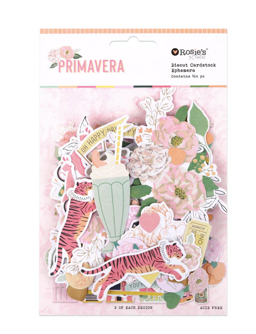 ROSIE'S STUDIO Primavera Die-Cut Cardstock Ephemera