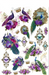 Dress my craft Peacock Motifs - Transfer Me
