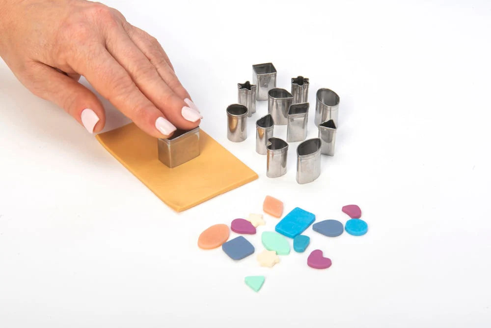 Sculpey Tools  Mini Metal Cutters: Geometric, 12 pc