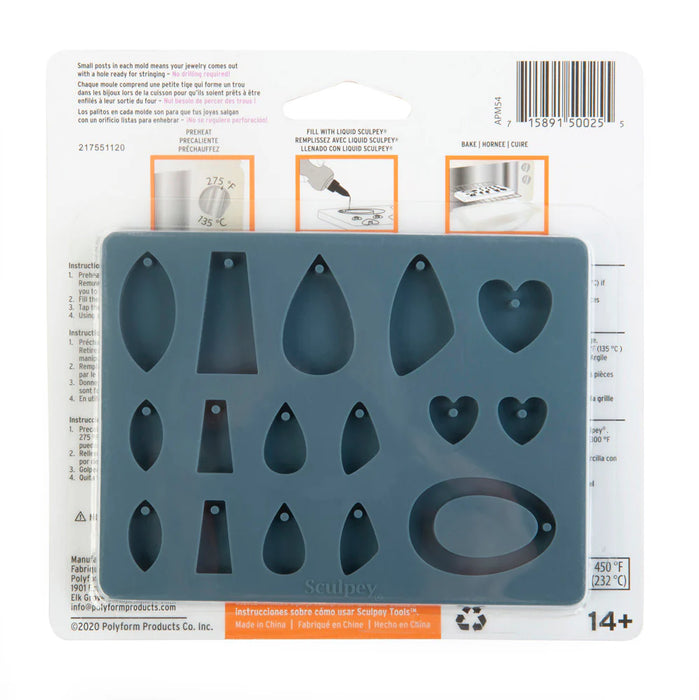 Sculpey Tools Oven-Safe Molds: Jewelry Mold