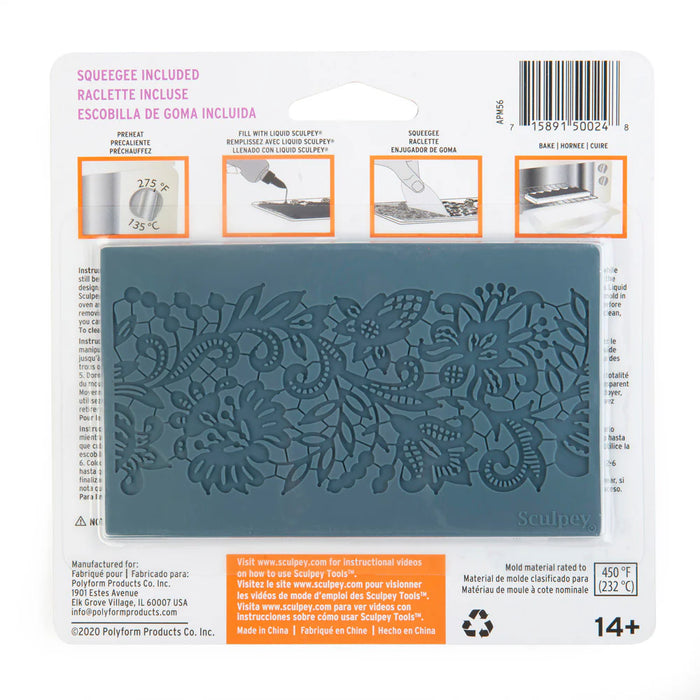 Sculpey Tools Oven-Safe Molds: Lace