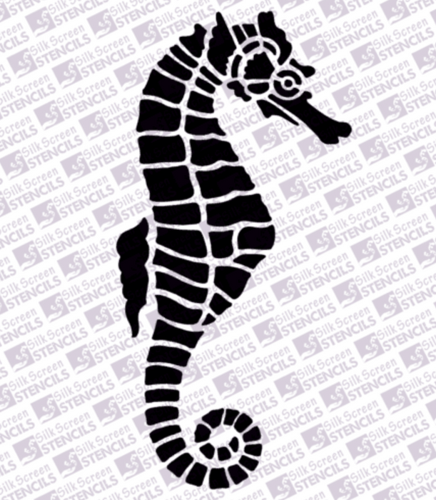 Doodles - Silk Screen Stencils - Seahorse - 98mm x 139mm