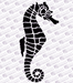 Doodles - Silk Screen Stencils - Seahorse - 98mm x 139mm