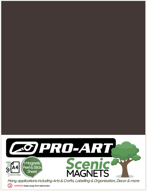 Pro-Art - Magnetic Sheet - Peel & Stick - A4