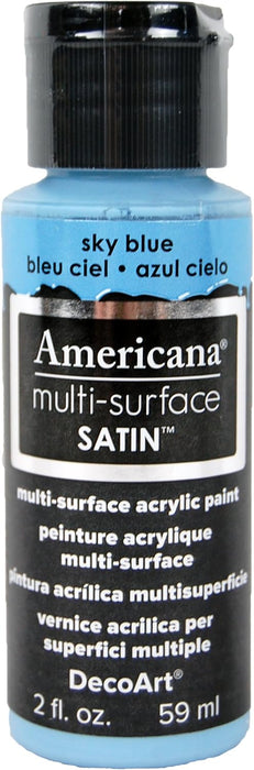 DecoArt - Multi-Surface Satin Acrylic Paint 2oz - Sky Blue