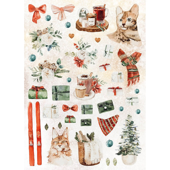 STUDIO LIGHT - ESSENTIALS COLLECTION - Christmas Mood  DIY BLOCK