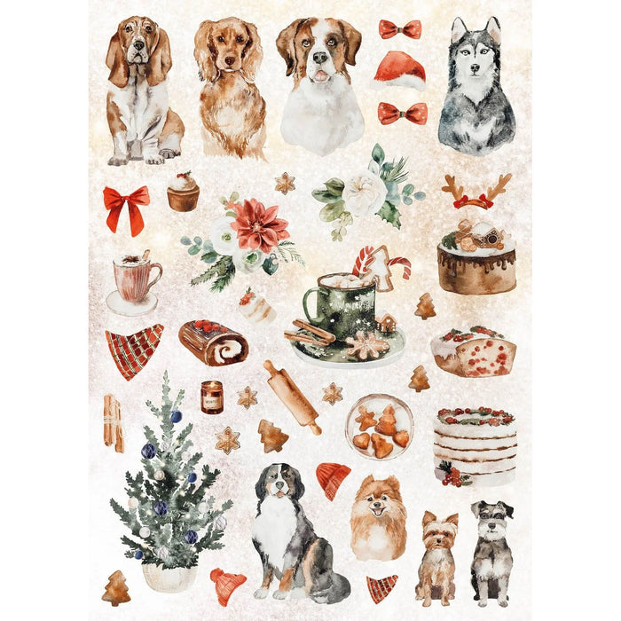 STUDIO LIGHT - ESSENTIALS COLLECTION - Christmas Mood  DIY BLOCK