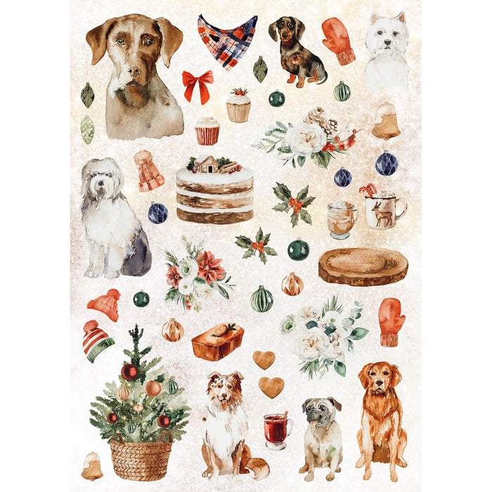 STUDIO LIGHT - ESSENTIALS COLLECTION - Christmas Mood  DIY BLOCK