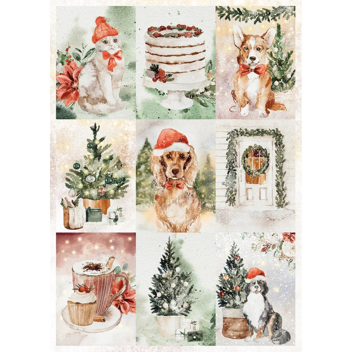 STUDIO LIGHT - ESSENTIALS COLLECTION - Christmas Mood  DIY BLOCK
